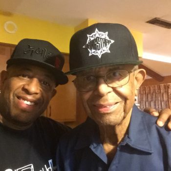 DAD with Gang Starr Hat & SON PIC